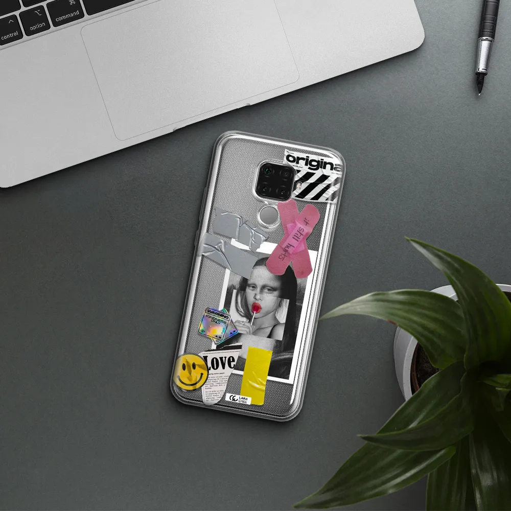 Mona Lisa Street Style Huawei Mate 30 Lite Clear TPU Case