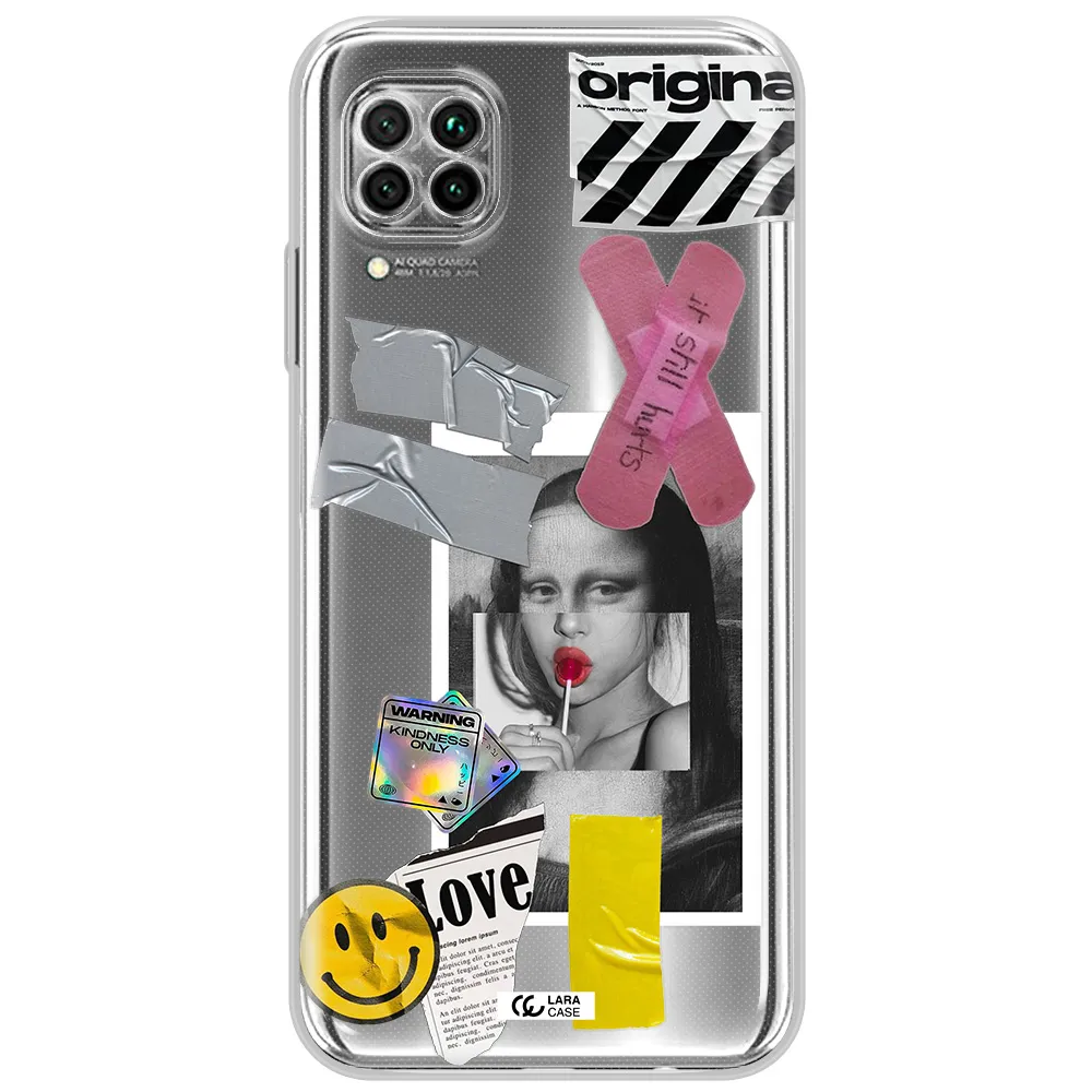 Mona Lisa Street Style Huawei Nova 7I Clear Tpu Case