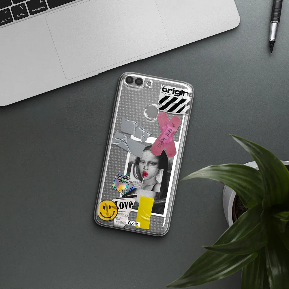 Mona Lisa Street Style Huawei P Smart 2017 Clear TPU Case