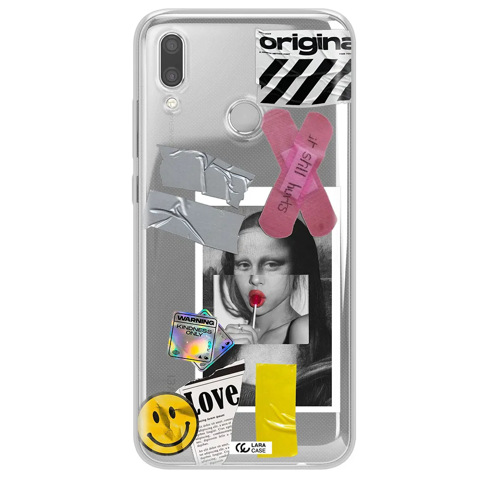 Mona Lisa Street Style Huawei P Smart 2019 Clear TPU Case