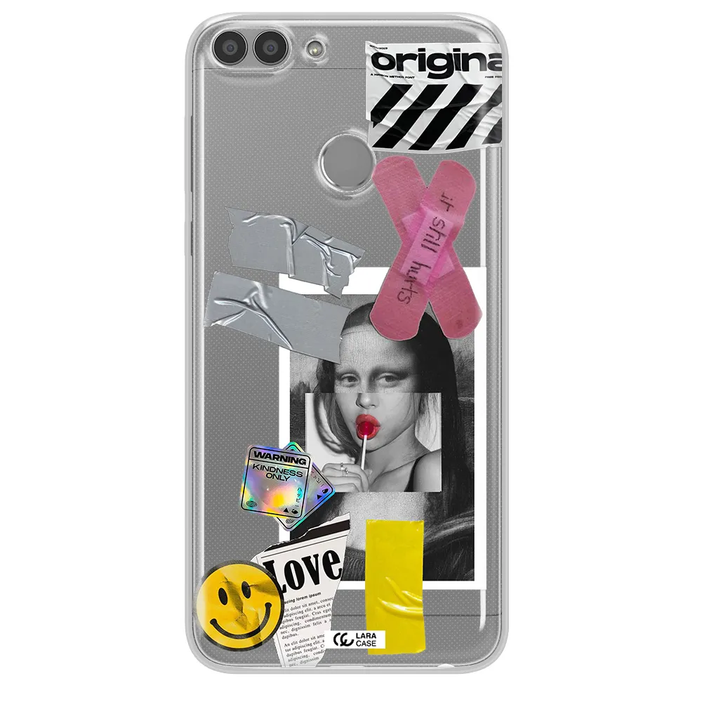 Mona Lisa Street Style Huawei P Smart Clear TPU Case