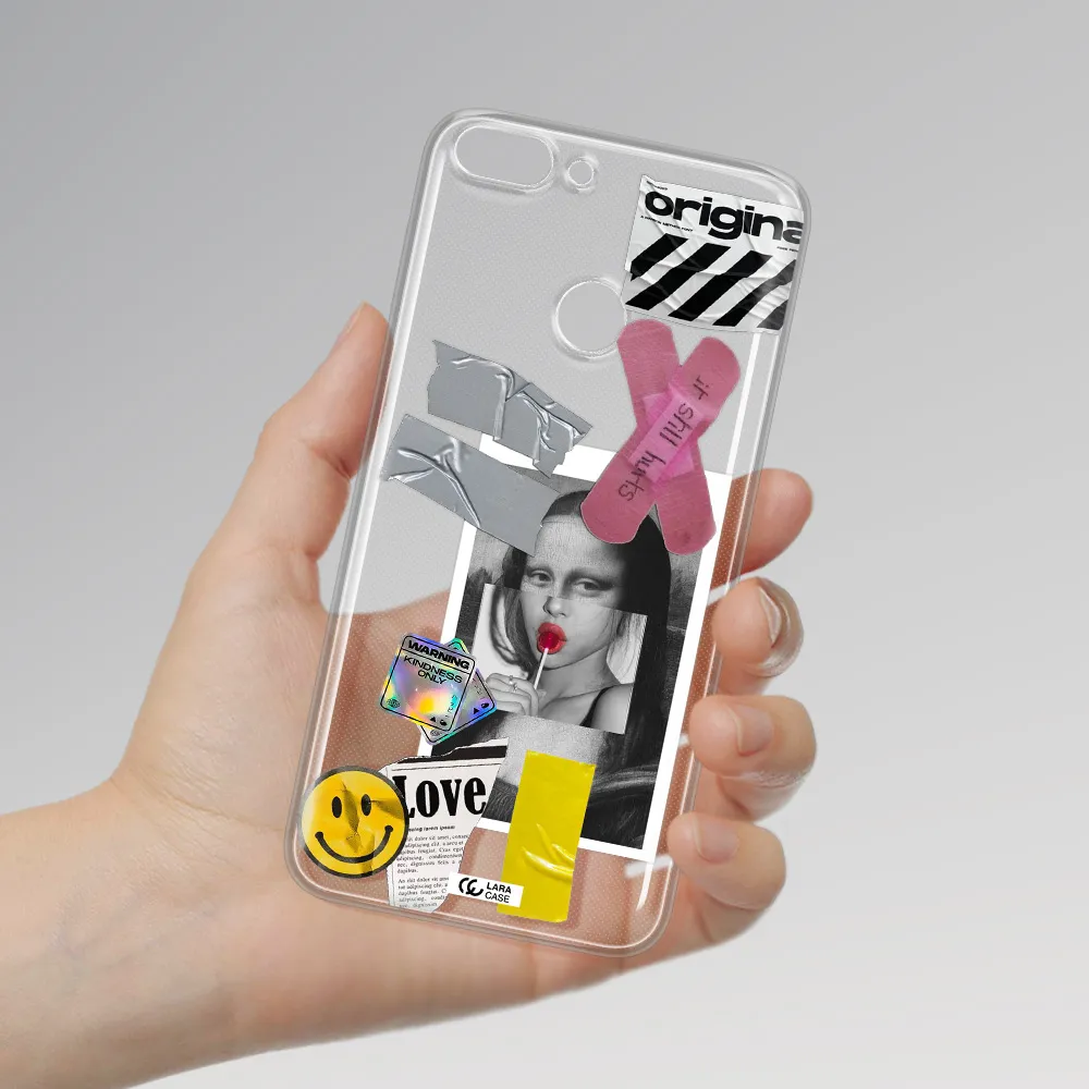 Mona Lisa Street Style Huawei P Smart Clear TPU Case