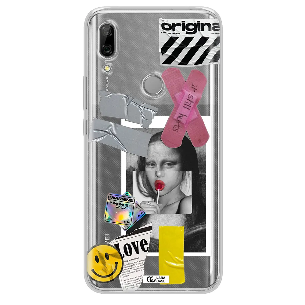 Mona Lisa Street Style Huawei P Smart Z Clear TPU Case