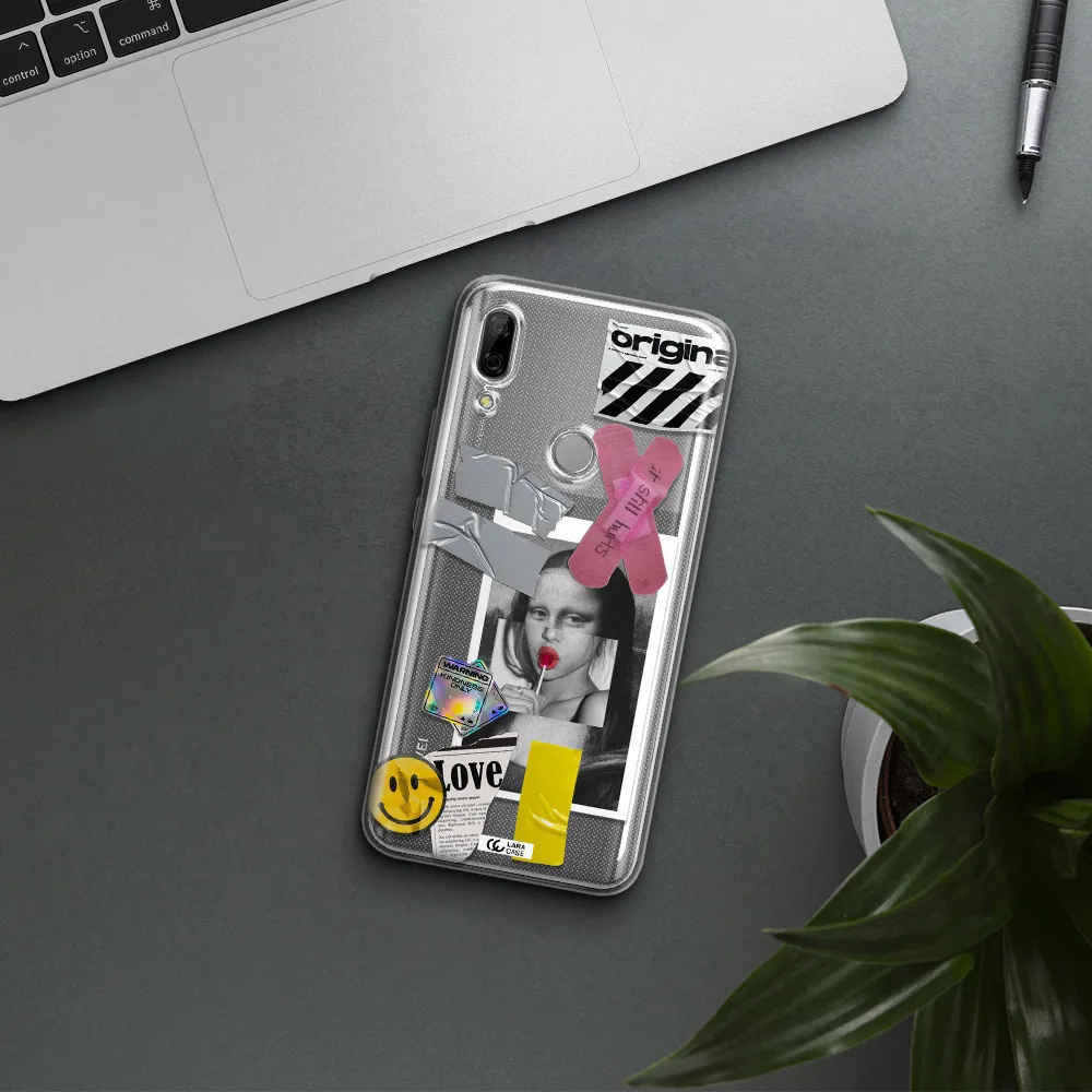 Mona Lisa Street Style Huawei P Smart Z Clear TPU Case