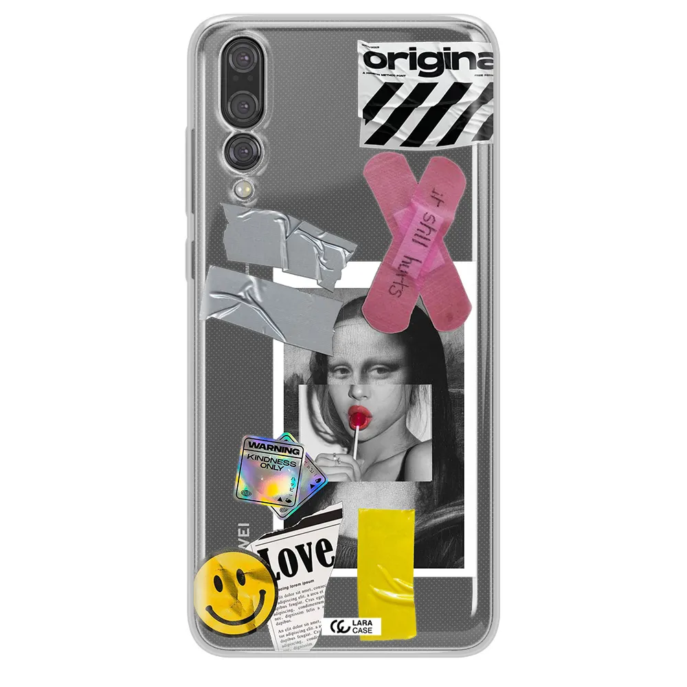Mona Lisa Street Style Huawei P20 Pro Clear TPU Case