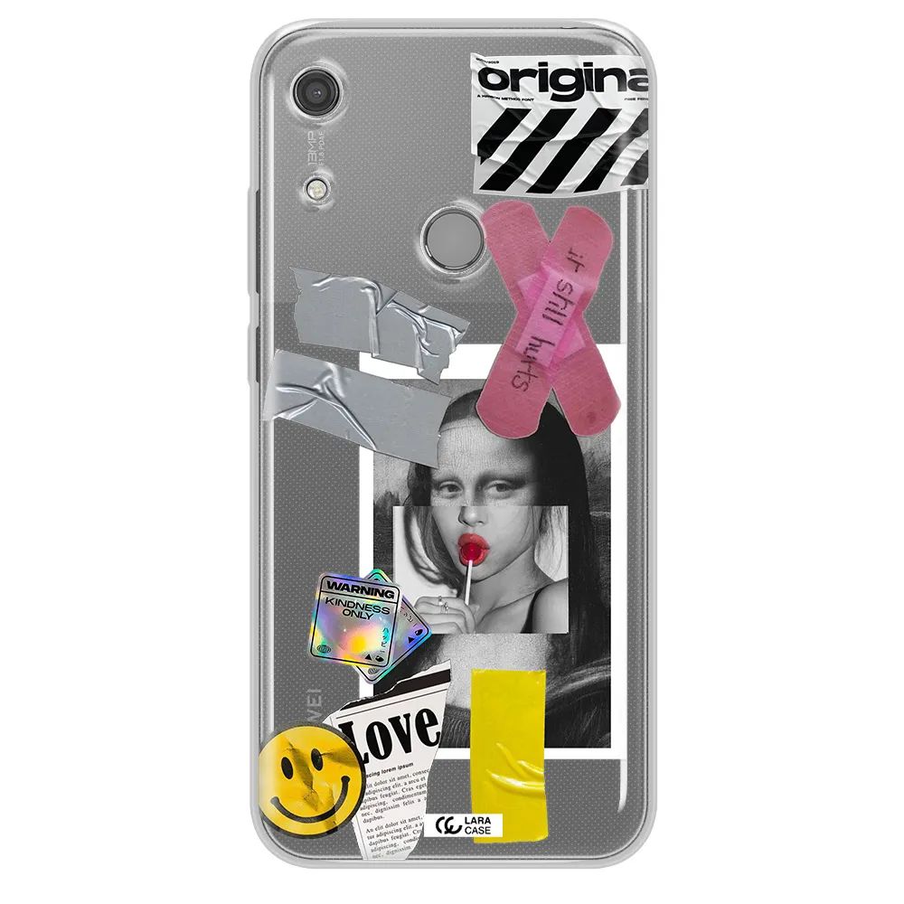 Mona Lisa Street Style Huawei Y6S Clear TPU Case