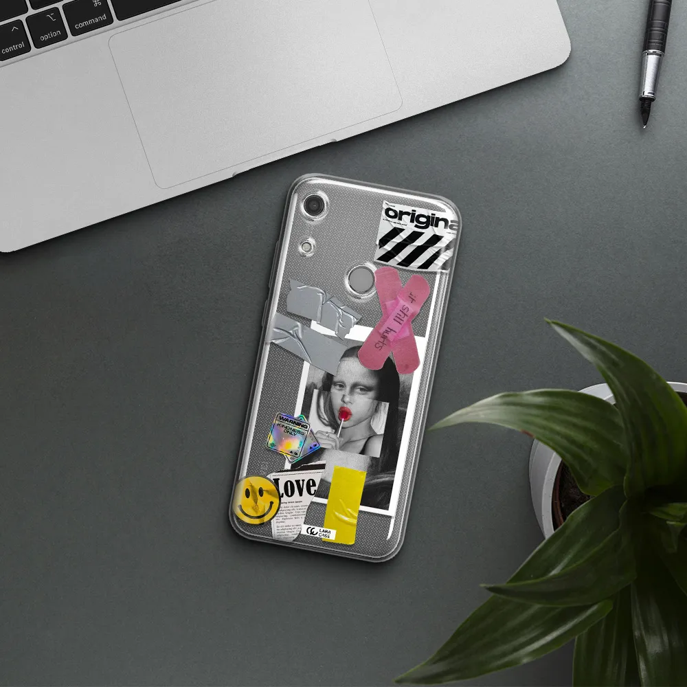 Mona Lisa Street Style Huawei Y6S Clear TPU Case