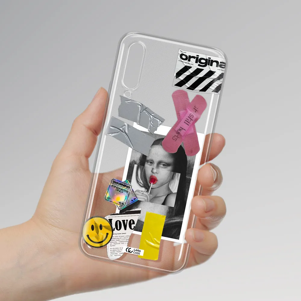 Mona Lisa Street Style Huawei Y9S Clear Tpu Case