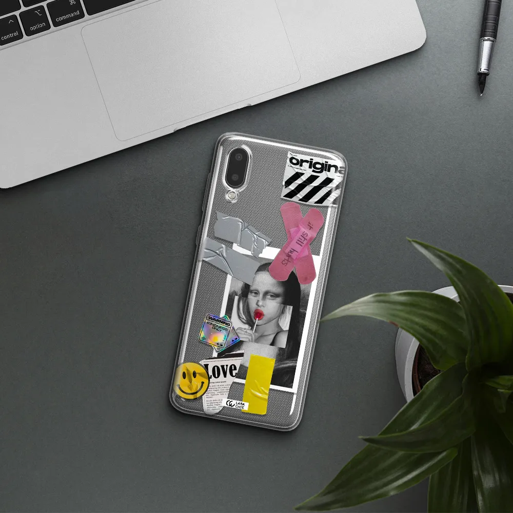Mona Lisa Street Style Samsung A02 Clear TPU Case