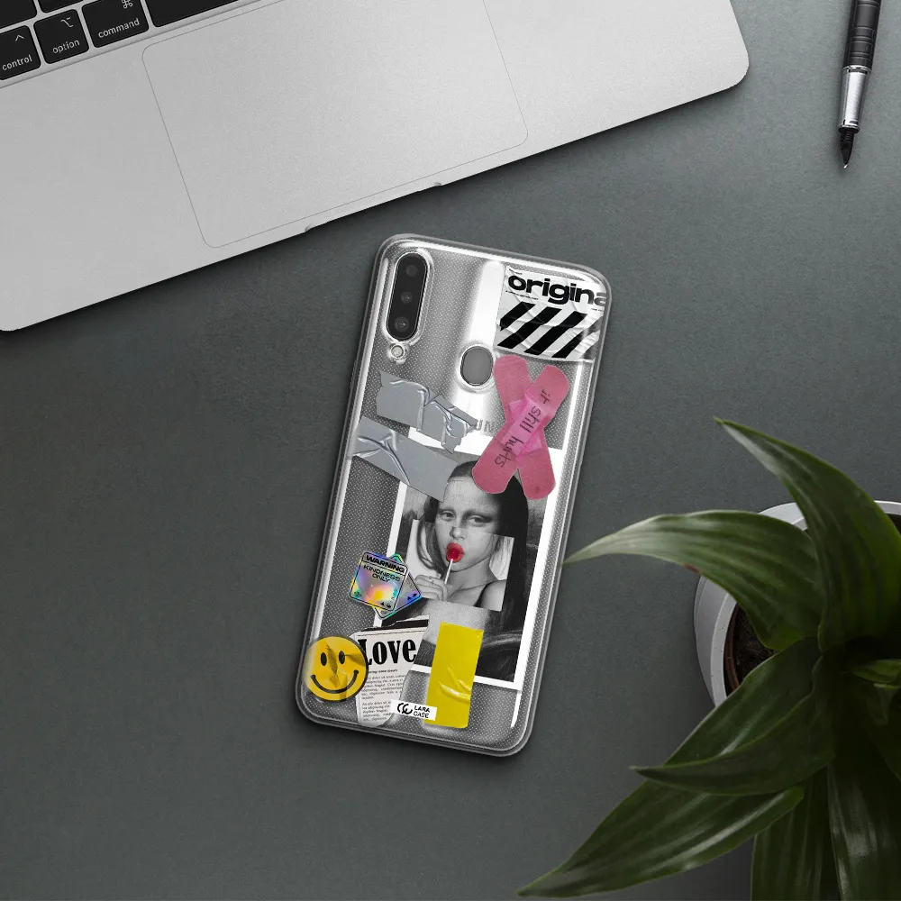 Mona Lisa Street Style Samsung A20S Clear TPU Case