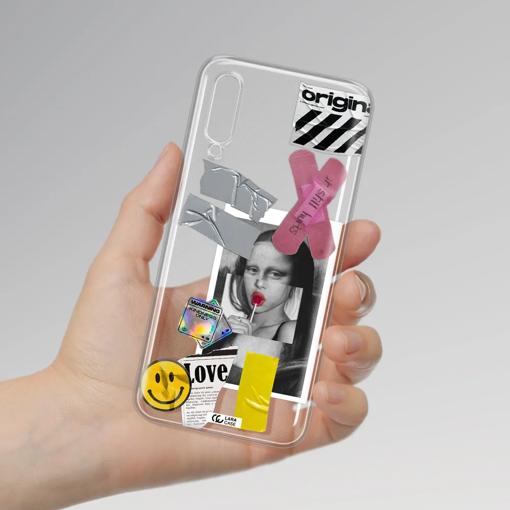 Mona Lisa Street Style Samsung A50S Clear Tpu Case