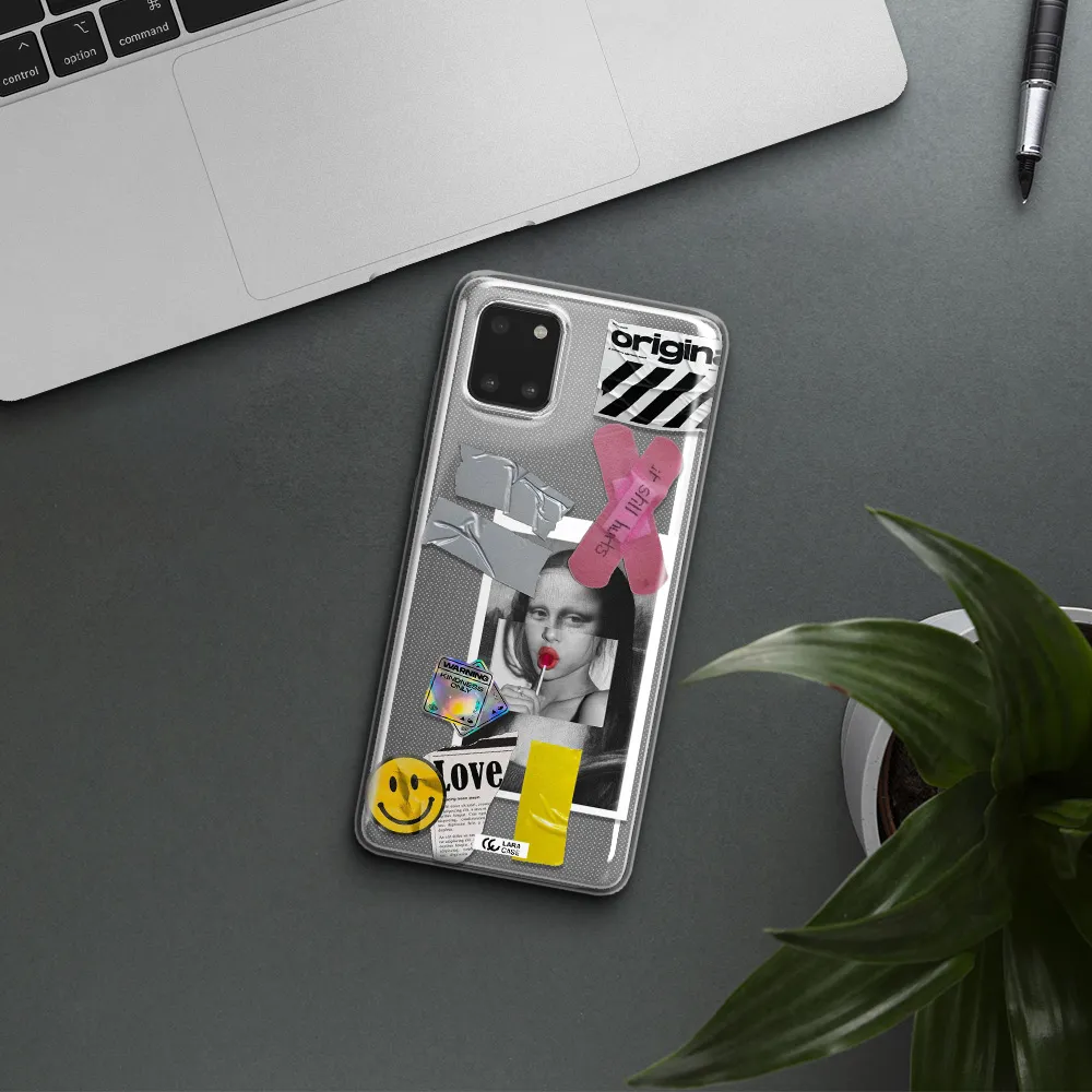 Mona Lisa Street Style Samsung A81 Clear TPU Case