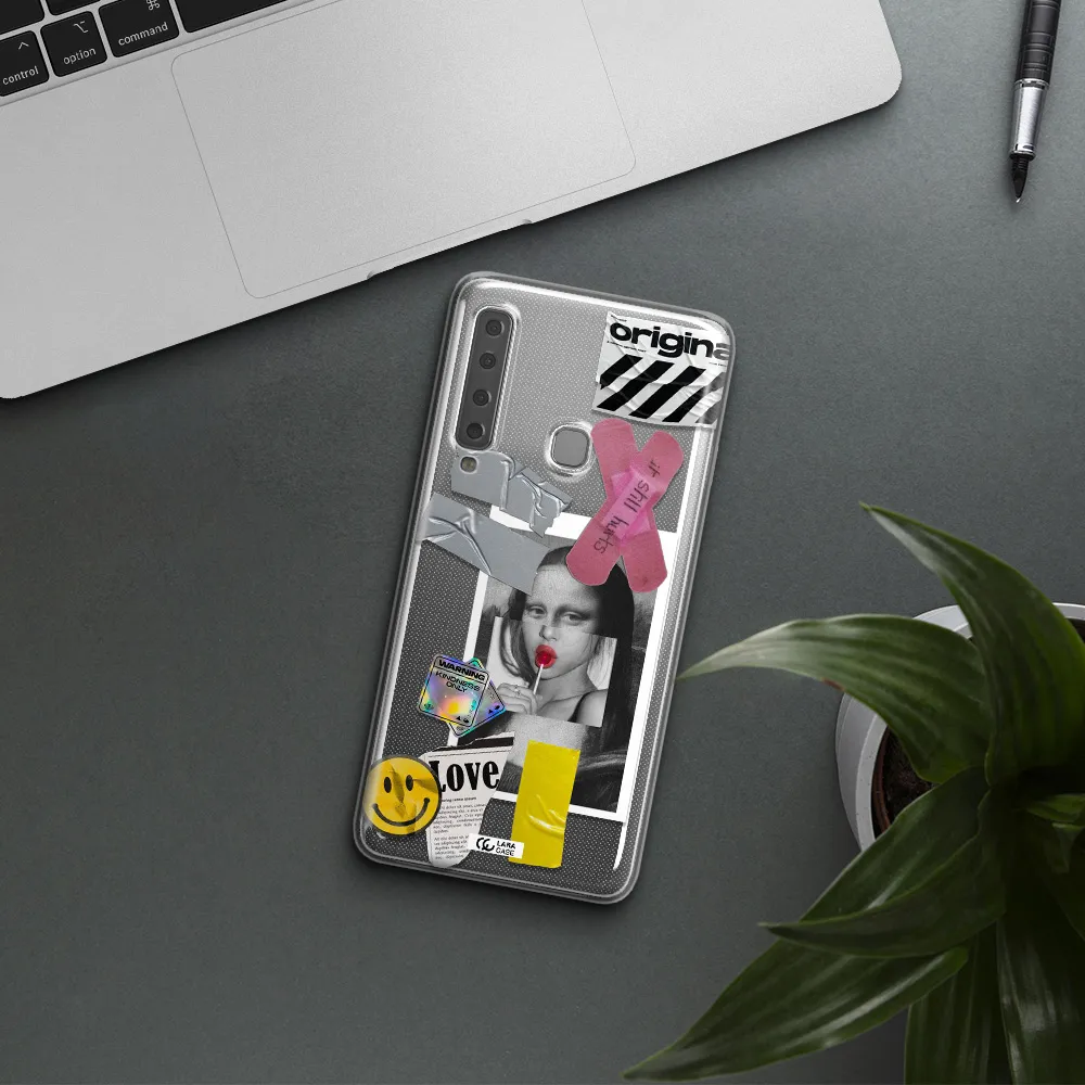 Mona Lisa Street Style Samsung A9 2018 Clear TPU Case