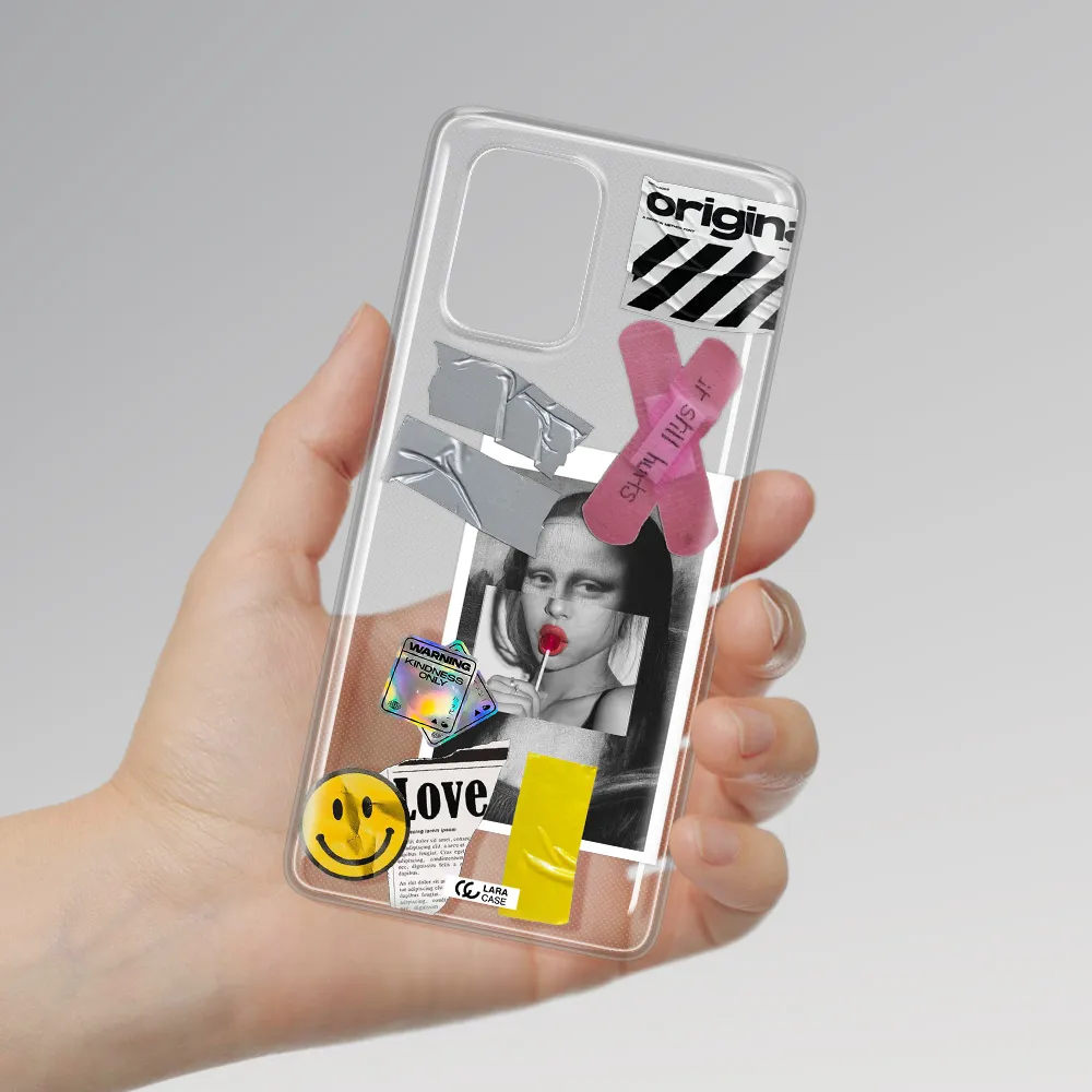 Mona Lisa Street Style Samsung A91 Clear TPU Case