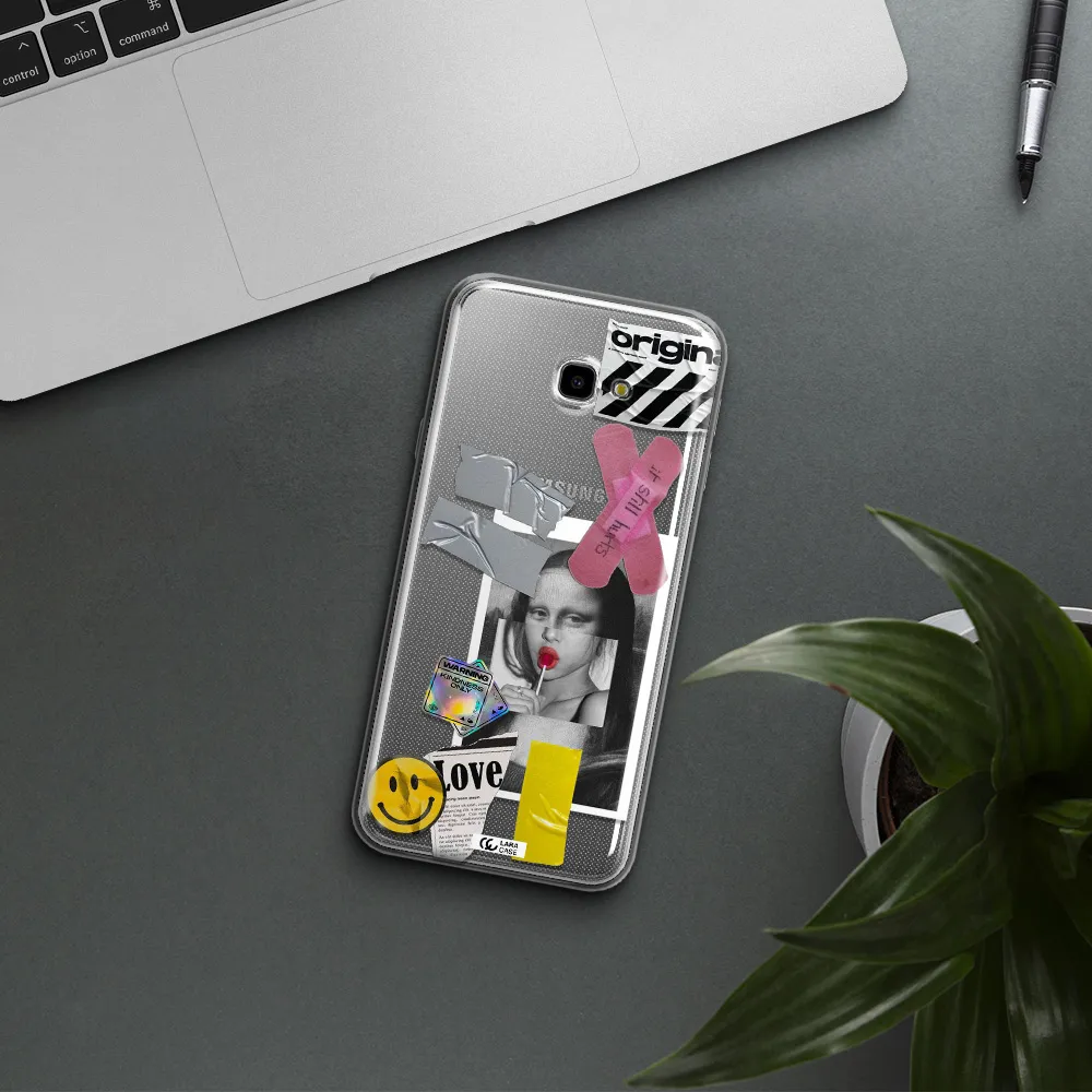 Mona Lisa Street Style Samsung J4 Plus Clear TPU Case
