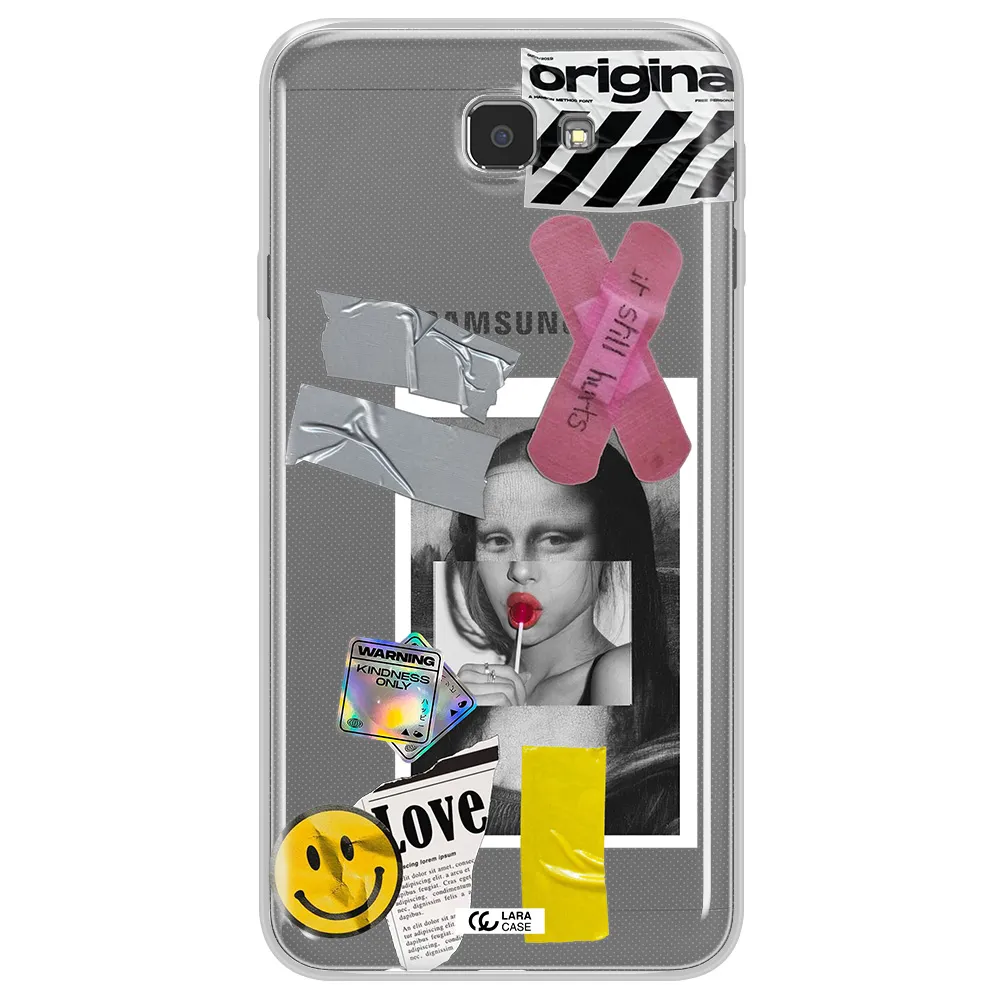 Mona Lisa Street Style Samsung J7 Prim Clear TPU Case