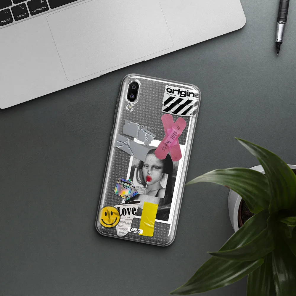 Mona Lisa Street Style Samsung M10 Clear TPU Case