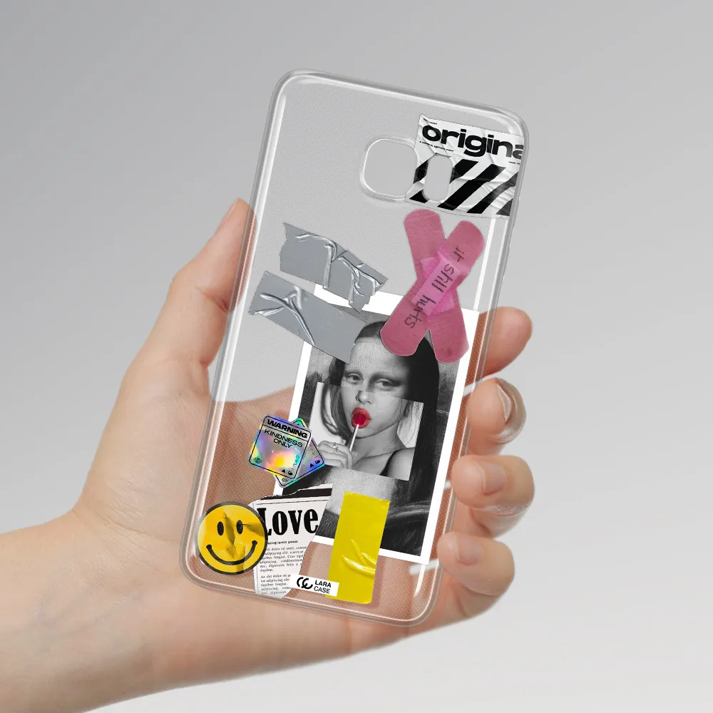 Mona Lisa Street Style Samsung Note 5 Clear TPU Case