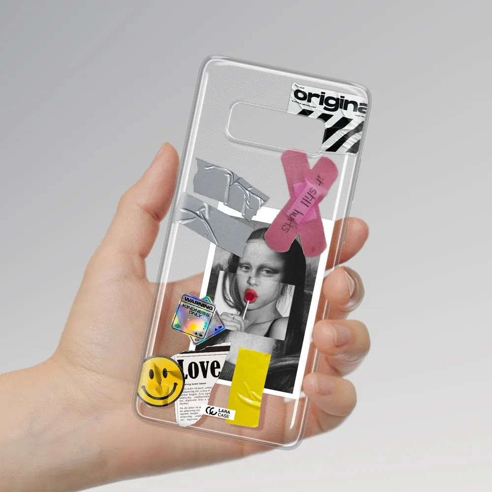 Mona Lisa Street Style Samsung Note 8 Clear TPU Case