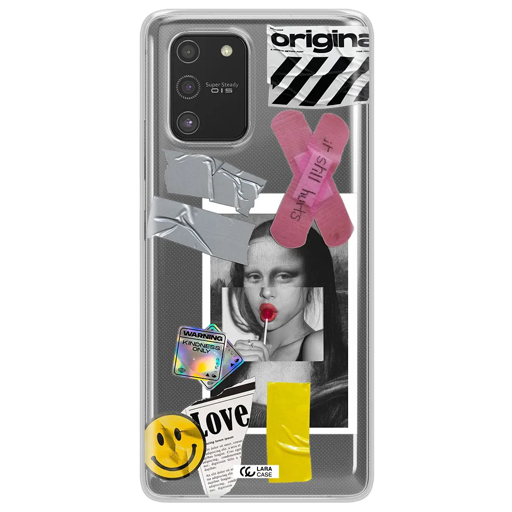 Mona Lisa Street Style Samsung S10 Lite Clear TPU Case
