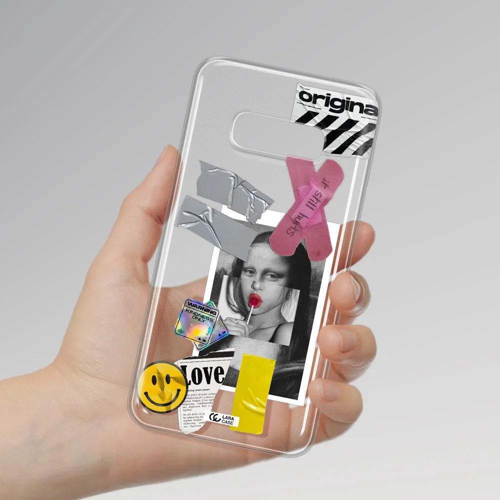 Mona Lisa Street Style Samsung S10e Clear TPU Case