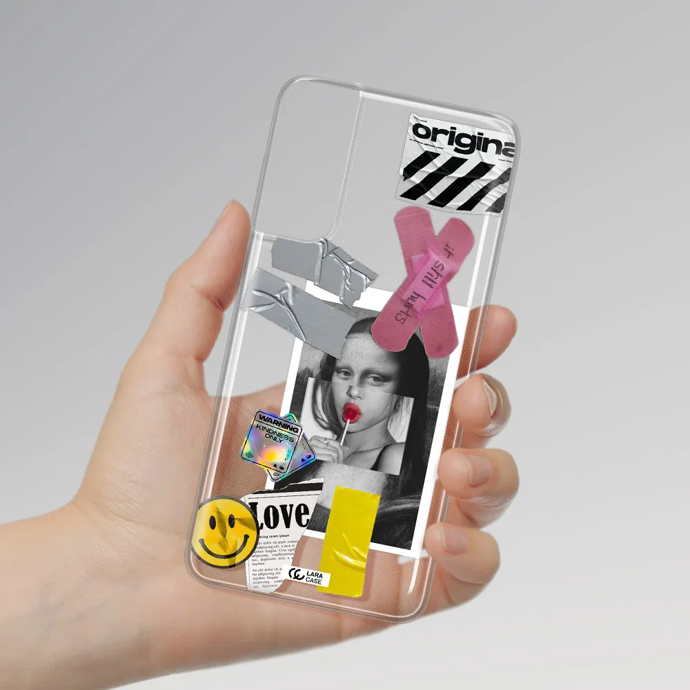 Mona Lisa Street Style Samsung S21 Clear TPU Case