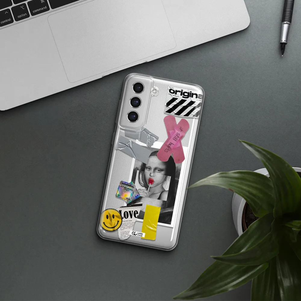 Mona Lisa Street Style Samsung S21 Fe Clear Tpu Case