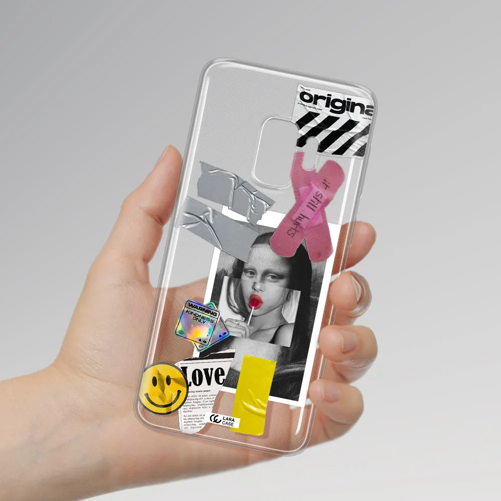 Mona Lisa Street Style Samsung S9 Clear TPU Case