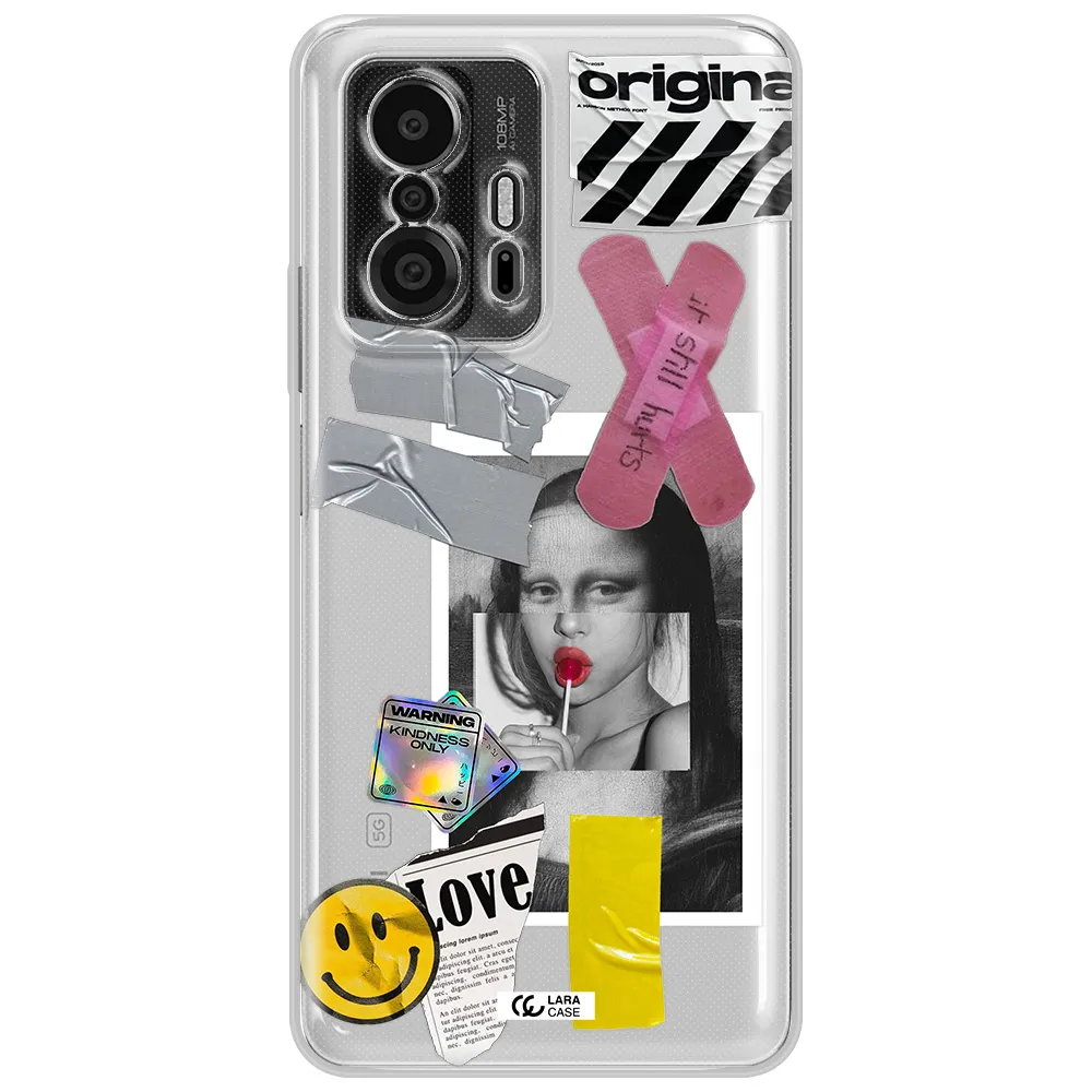 Mona Lisa Street Style Xiaomi 11T Pro Clear Tpu Case