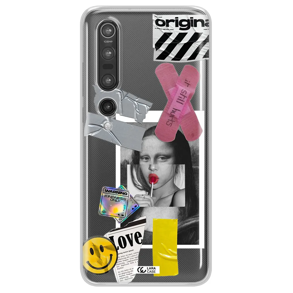 Mona Lisa Street Style Xiaomi Mi 10 Pro Clear TPU Case
