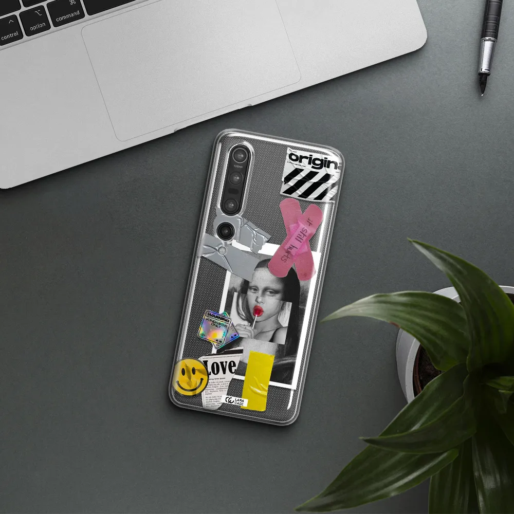 Mona Lisa Street Style Xiaomi Mi 10 Pro Clear TPU Case