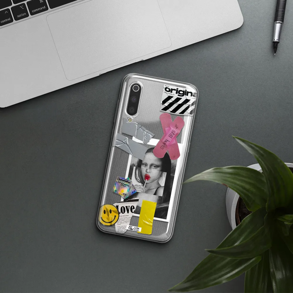 Mona Lisa Street Style Xiaomi Mi 9 Clear TPU Case