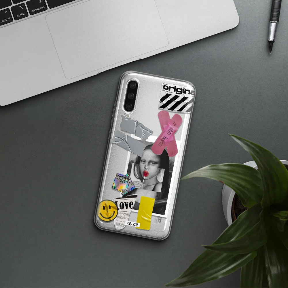 Mona Lisa Street Style Xiaomi Mi A3 Clear Tpu Case