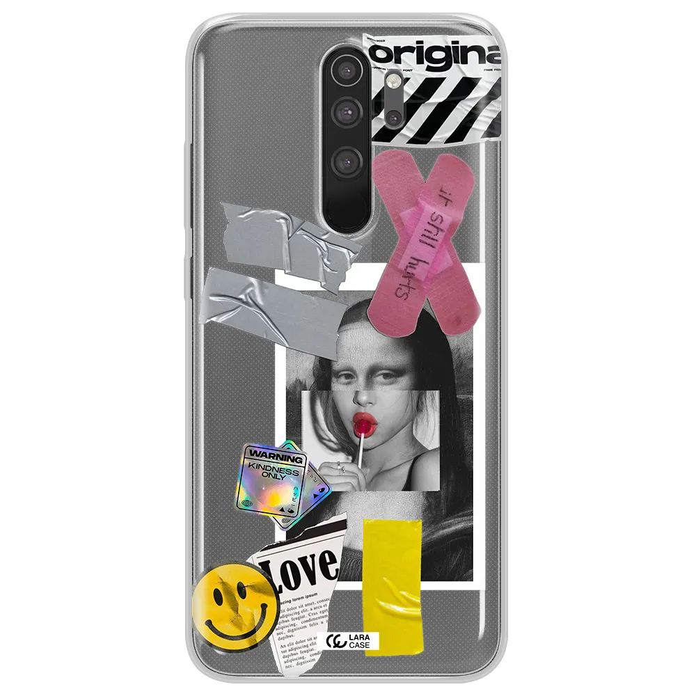 Mona Lisa Street Style Xiaomi Note 8 Pro Clear TPU Case
