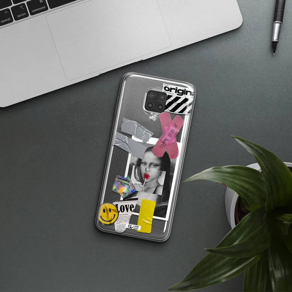 Mona Lisa Street Style Xiaomi Note 9 Pro Clear TPU Case