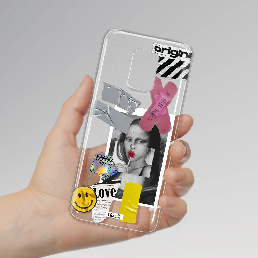 Mona Lisa Street Style Xiaomi Note 9S Clear TPU Case