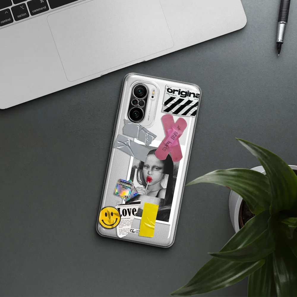 Mona Lisa Street Style Xiaomi Poco F3 Clear Tpu Case