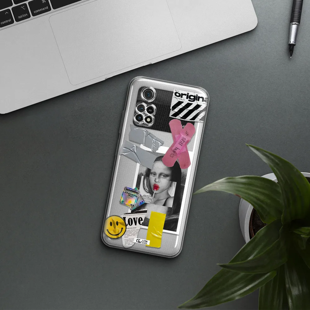 Mona Lisa Street Style Xiaomi Poco M4 Pro 4G Clear Tpu Case