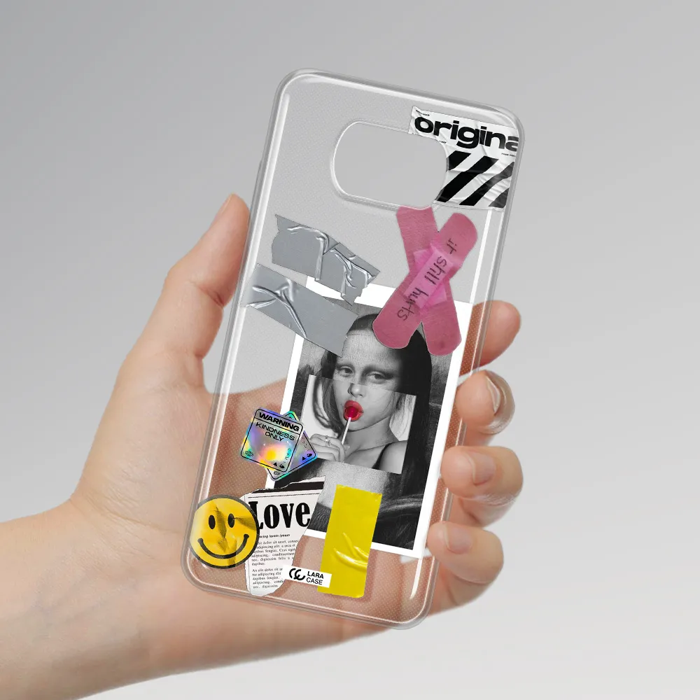 Mona Lisa Street Style Xiaomi Poco X3 Clear TPU Case