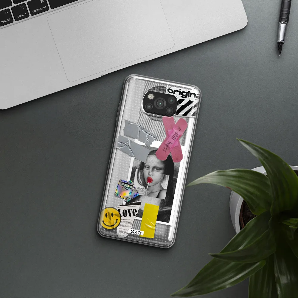 Mona Lisa Street Style Xiaomi Poco X3 Clear TPU Case