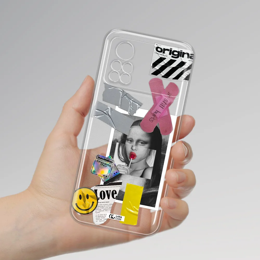Mona Lisa Street Style Xiaomi Poco X4 Pro Clear TPU Case