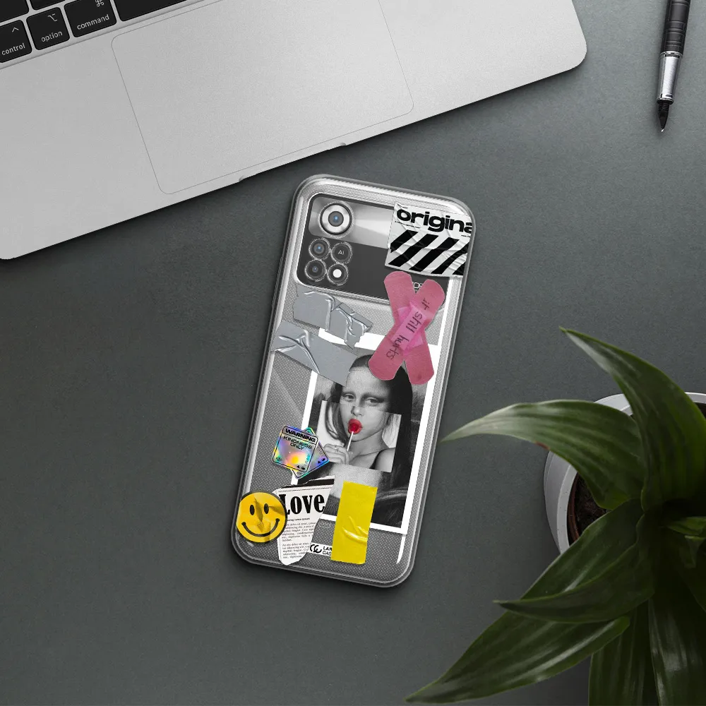 Mona Lisa Street Style Xiaomi Poco X4 Pro Clear TPU Case