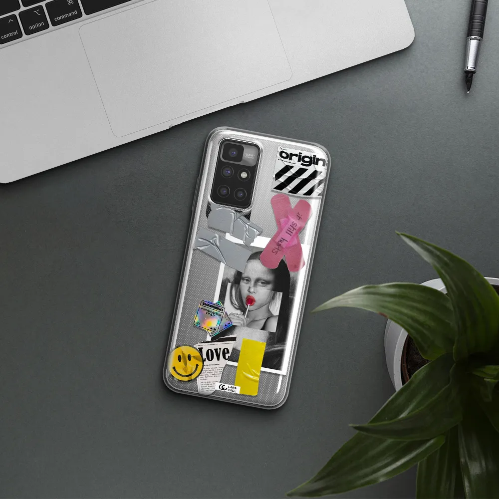 Mona Lisa Street Style Xiaomi Redmi 10 Clear TPU Case