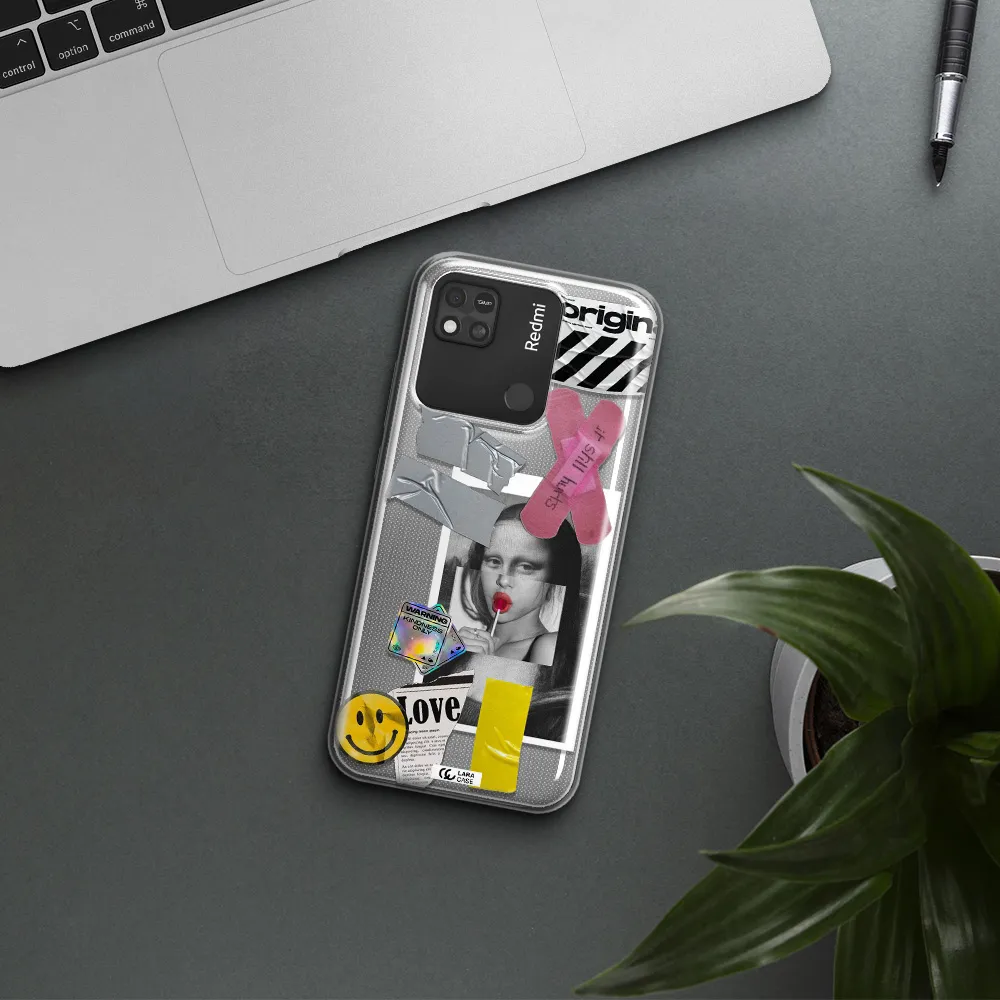 Mona Lisa Street Style Xiaomi Redmi 10A Clear TPU Case