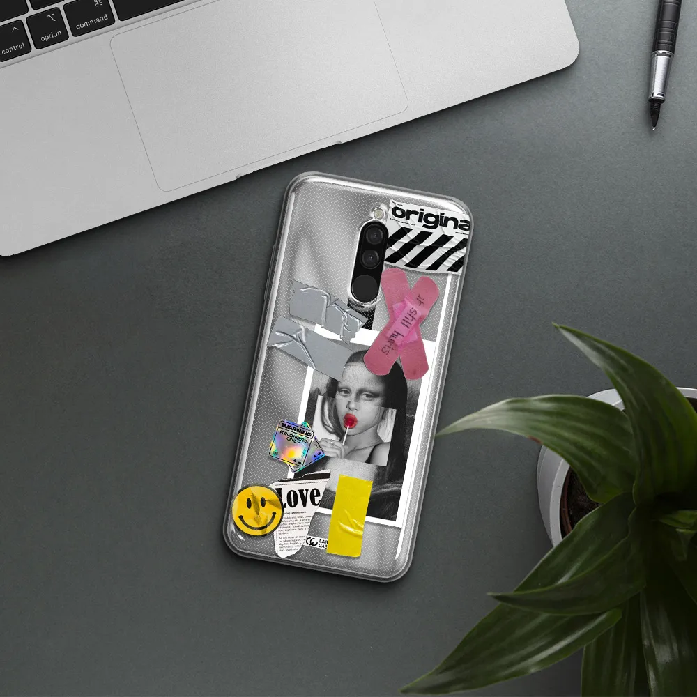 Mona Lisa Street Style Xiaomi Redmi 8 Clear Tpu Case