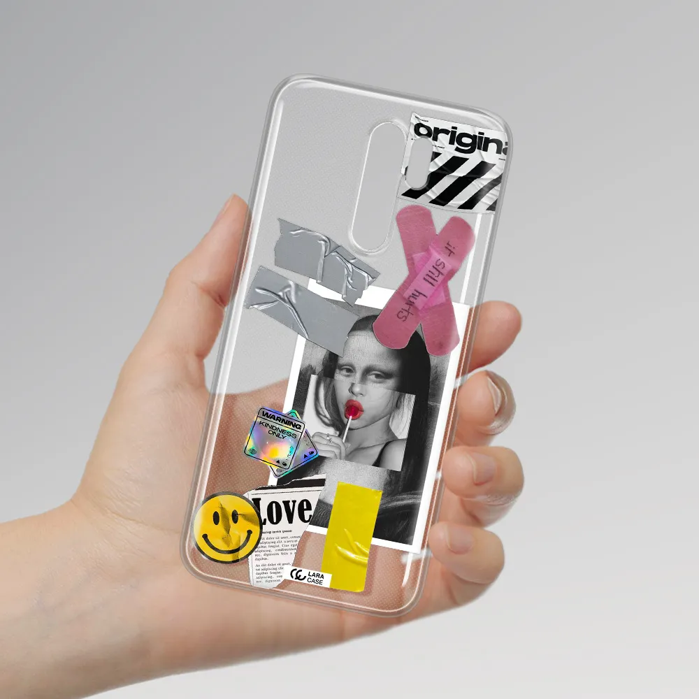 Mona Lisa Street Style Xiaomi Redmi 9 Clear TPU Case