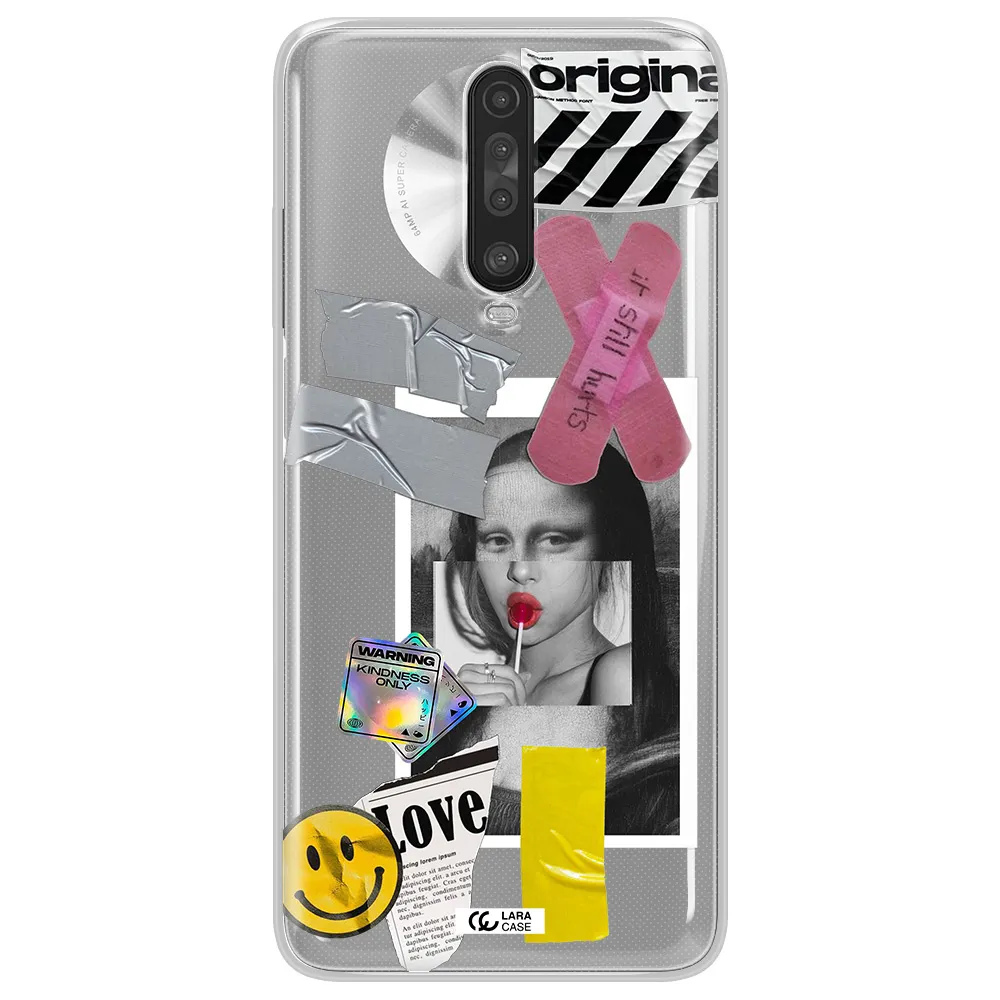 Mona Lisa Street Style Xiaomi Redmi K30 Clear TPU Case