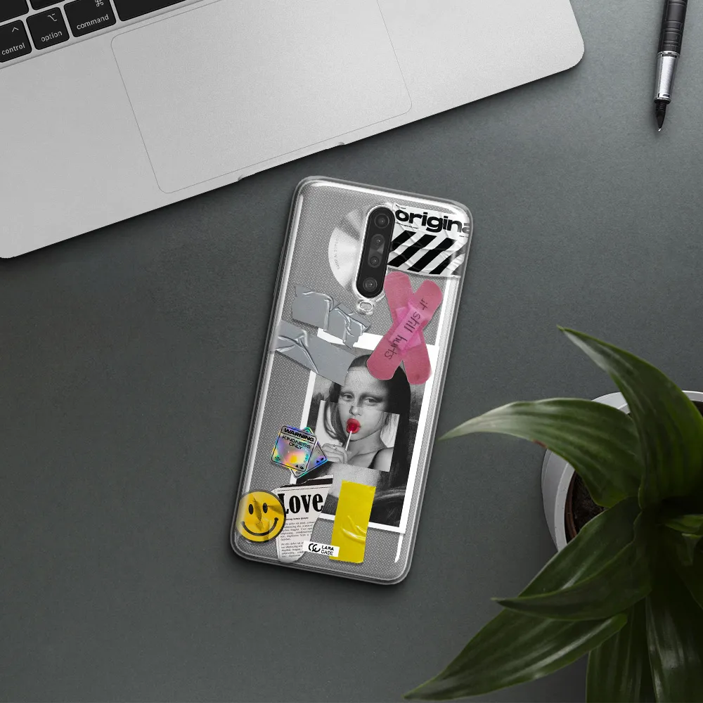 Mona Lisa Street Style Xiaomi Redmi K30 Clear TPU Case