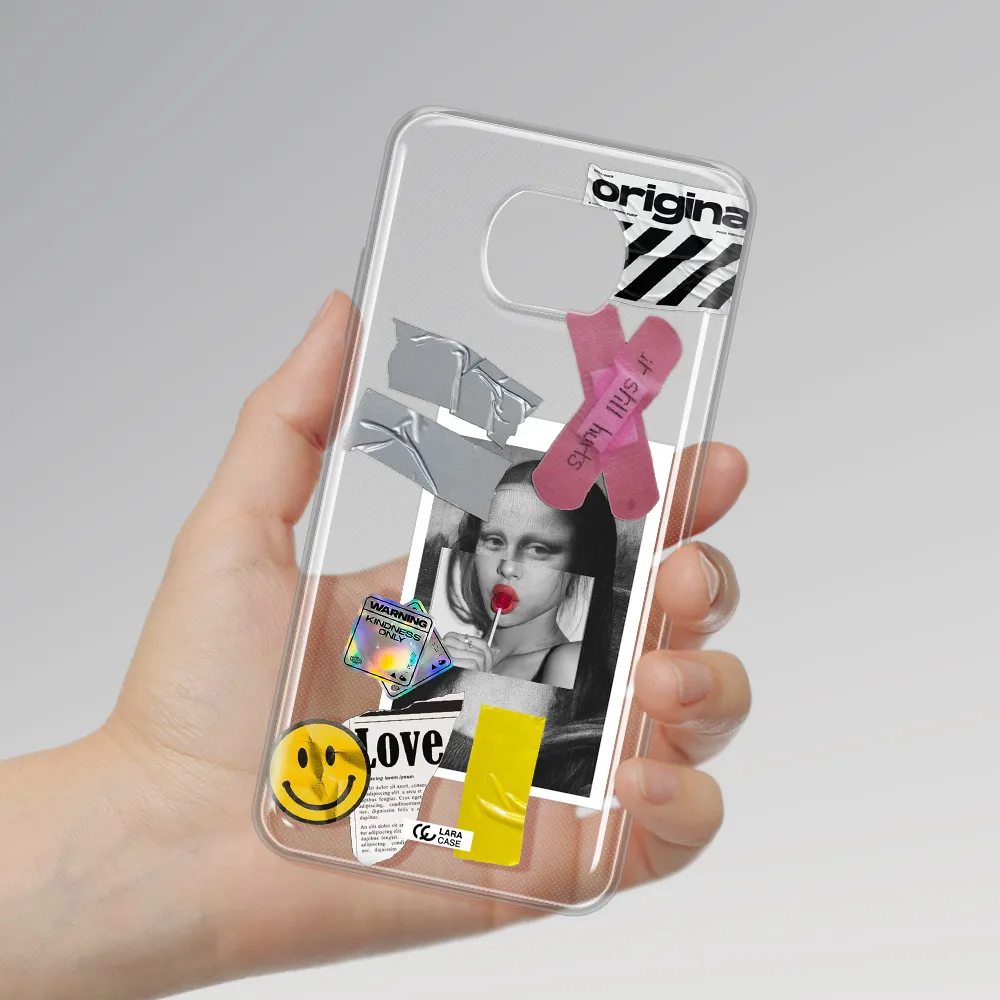 Mona Lisa Street Style Xiaomi Redmi Note 9T Clear Tpu Case