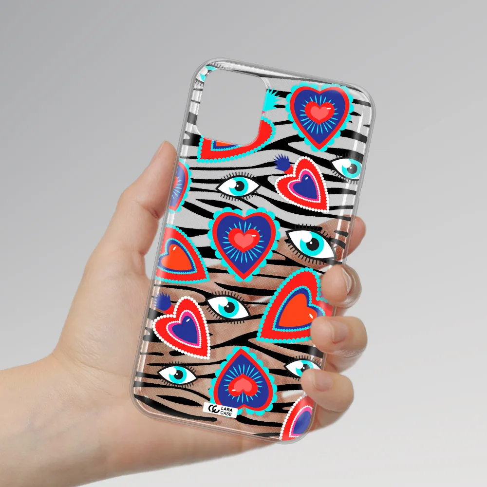 Eye Heart Apple iPhone 11 Clear TPU Case